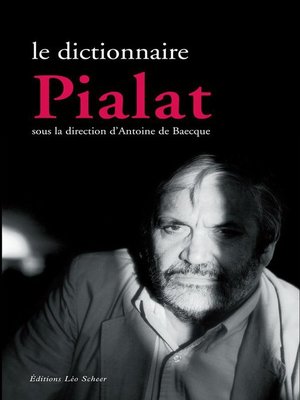 cover image of Dictionnaire Pialat